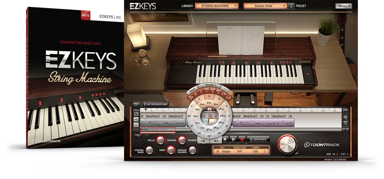 Toontrack EKX  EZkeys - String Machine